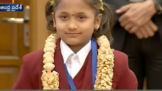 Telangana Girl Ruchitha Receives National Bravery Awards