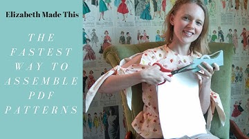 Fastest Way to Assemble PDF Patterns