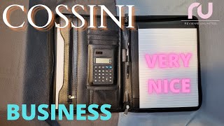 Cossini Leather Portfolio - 10.1 Business / School / Padfolio * Very Nice 2021