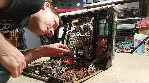 Sony Betamax SL-C5 part 2 - replacing the belts and testing...