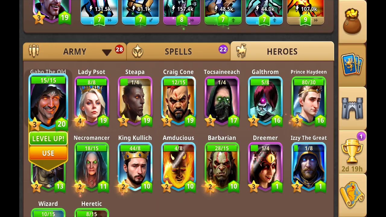 Magic war legends, 4 battle on arena 9, open new adventure modes, which can only use 3 factions