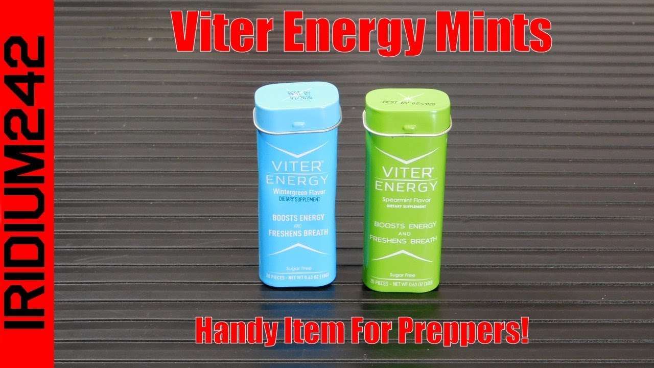 Viter Energy Mints: Handy For Preppers!