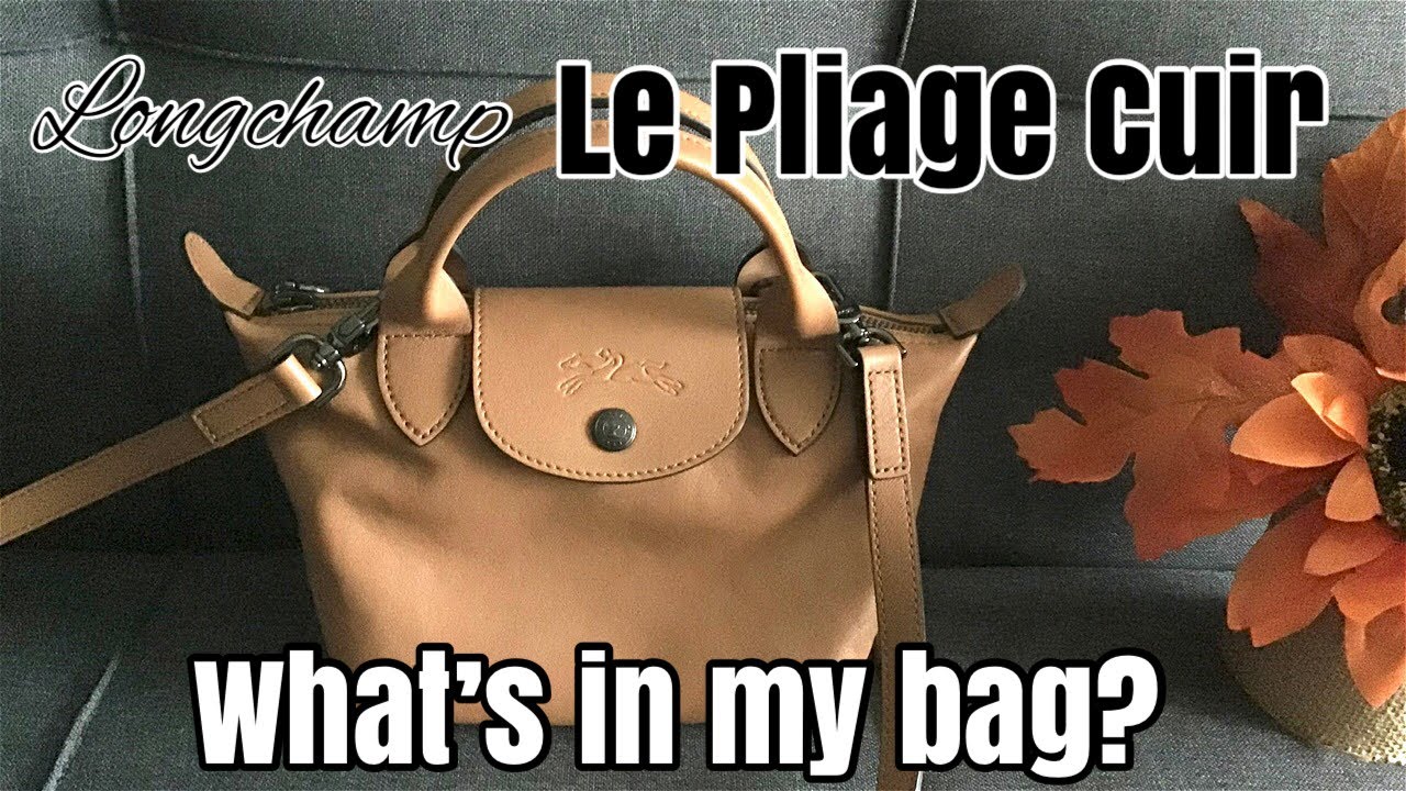 ロンシャン ルプリアージュ キュイールXS - バッグの中身 Longchamp Le Pliage Cuir XS - What’s in my  bag?