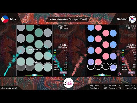 bojii VS Naaaad | Laur - Executioner [Harbinger of Death] - osu!mania