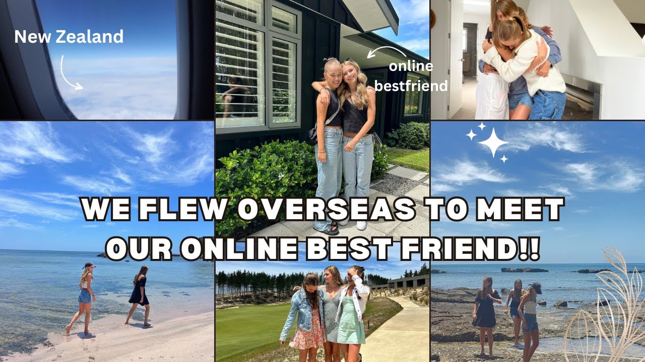 New Zealand Vlog! Meeting online bsf, exploring beaches, shopping, birthdays!