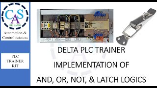 09 PLC Latch and Boolean logics implementation| PLC Ladder Programming | PLC latch and unlatch