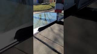 Sika Power Cure. Jeep wrangler windshield replacement.