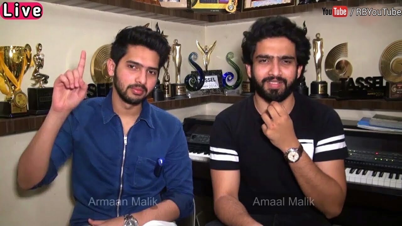 ARMAAN MALIK and AMAAL MALIK Brothers love chat session with fans  R B YouTube 2017