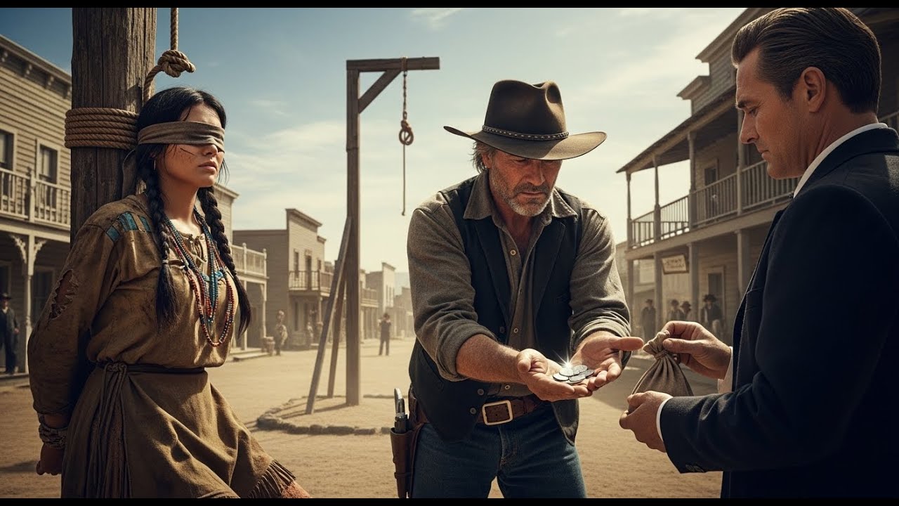 SLEPÁ Apačka byla odsouzena k OBĚŠENÍ... Kovboj nabídl PĚT CENTŮ za její život.