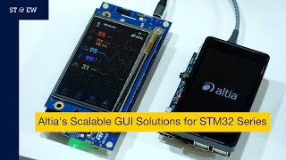 ST@EW2023: Altia's Scalable GUI Solutions for STM32 Series (demo going from STM32H7 to STM32MP1)