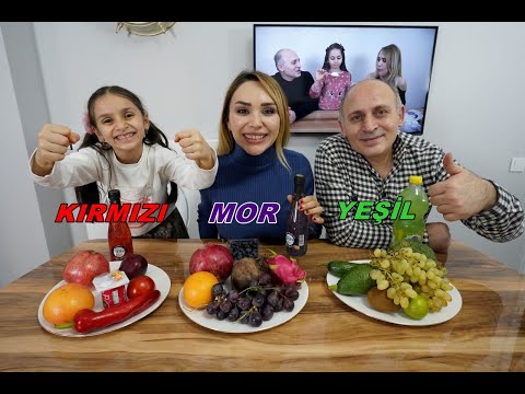 TEK RENK SMOOTHIE CHALLENGE! NUSRET CEZALI