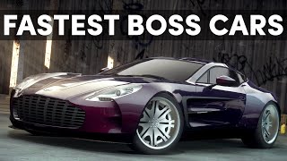 Fastest Boss Cars in NFS Games