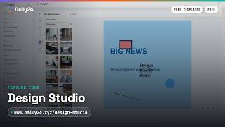 Free Canva-Style Design Studio Inside Daily24 screenshot 4