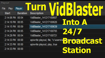 Turn VidBlaster into a 24/7 Broadcasting Station - Part 1