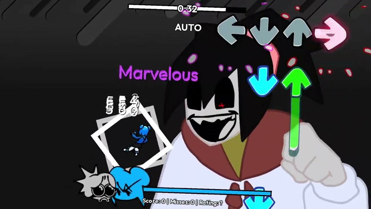 Friday Night Funkin': Game Over Cover Rechart (FNF Bad Gateway / VS Tokaku Mod)