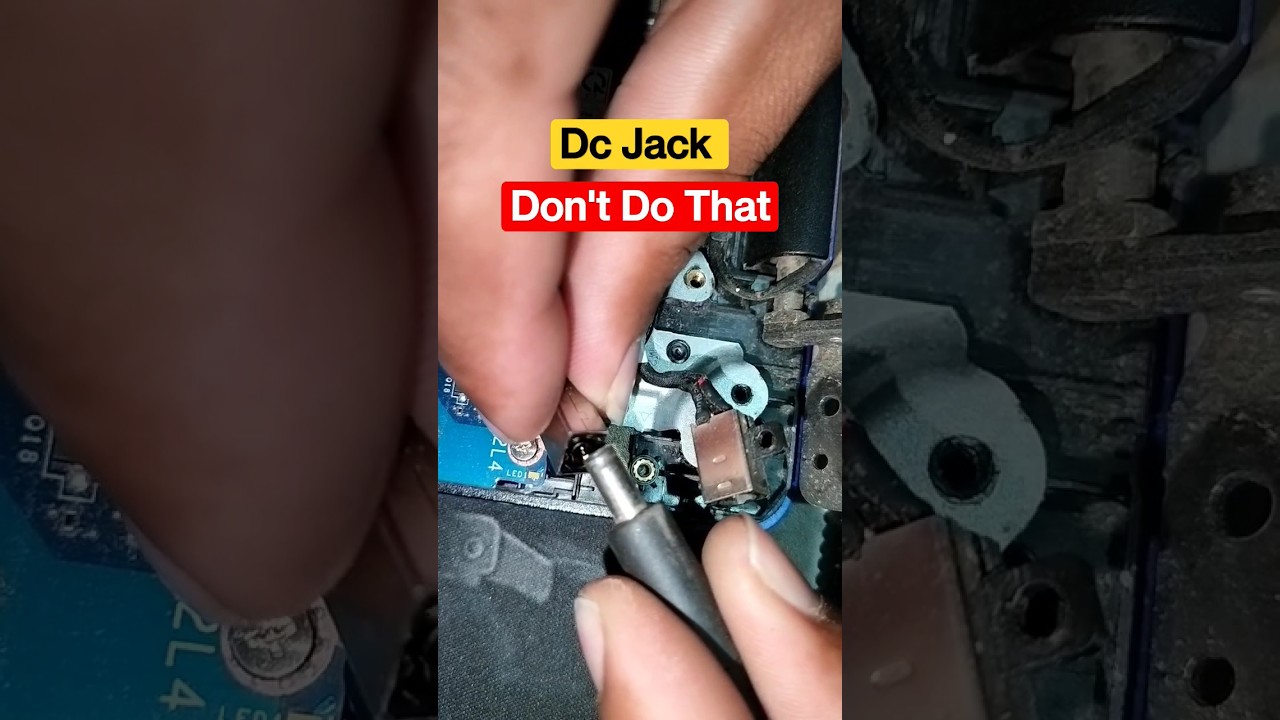 Charging DC Jack Damage Don't Use