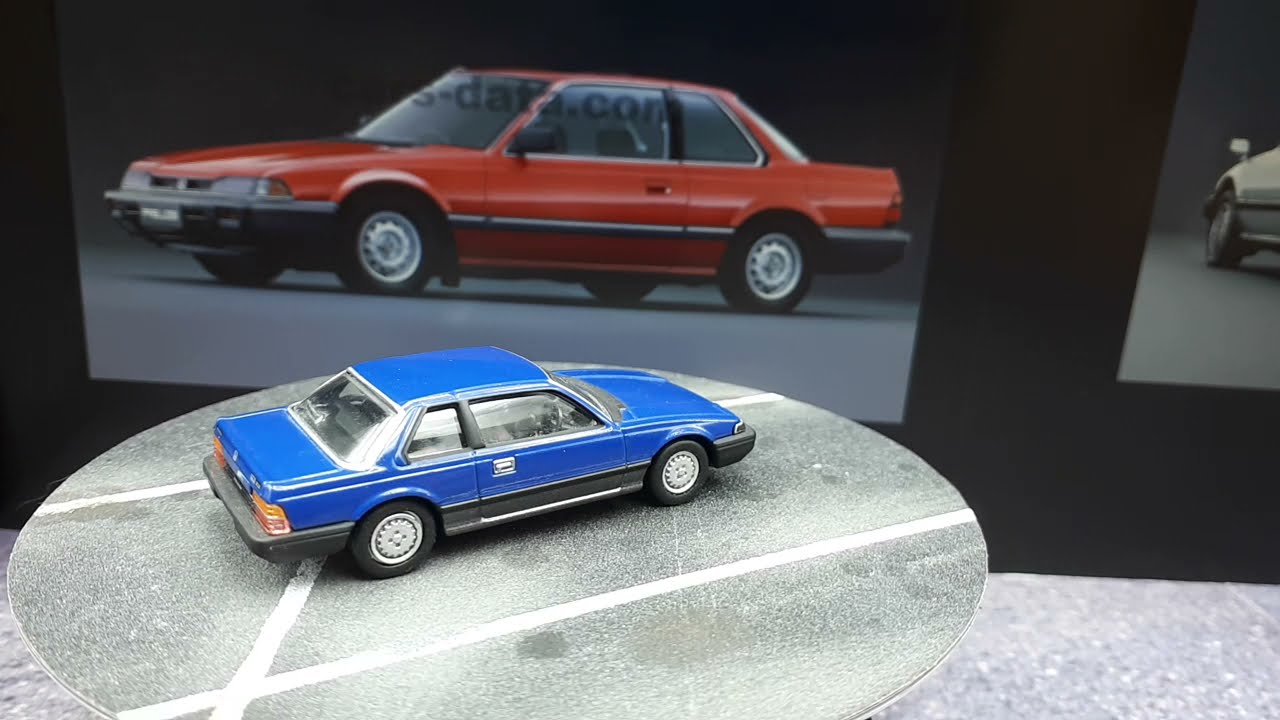 1/64 Honda Prelude (E-AB) 1982 by Konami diecast review - YouTube