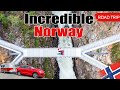 Road Trip from Gaustatoppen to Odda, Norway, 4k