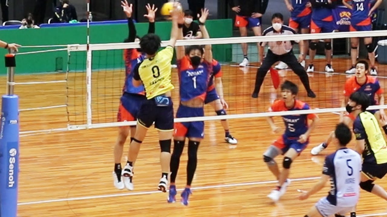 【2022黒鷲旗バレー】東レアローズ vs 堺ブレイザーズ　第３セット ＜全日本男女選抜バレーボール大会＞