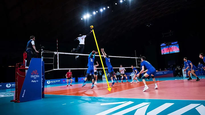 This Volleyball Player is 206cm Tall and Has 382cm...