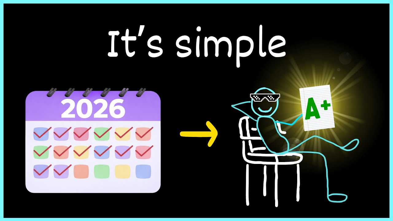 Study Routine for LAZY AF Students (even YOU can do this)