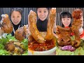 Spıcy Chinese food 🌶 SOSLU ÇİN YEMEKLERİ YEME (Sheep brain, blood sausage)中國大陸各種美食錦集 垂直豎屏— 먹방