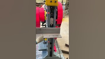 Combined punching and shearing machine #ironworker #machine #machinetool