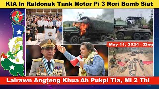 May 11 Zing: KIA In Raldonak Tank Motor Pi 3 Siatsuah. Lairawn Angṭeng Khua Ah Pukpi Tla, Mi 2 Thi