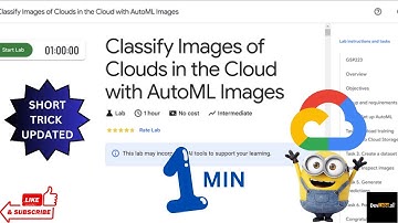 Classify Images of Clouds in the Cloud with AutoML Images|| GSP223|| #qwiklabs #solutions #gsp223