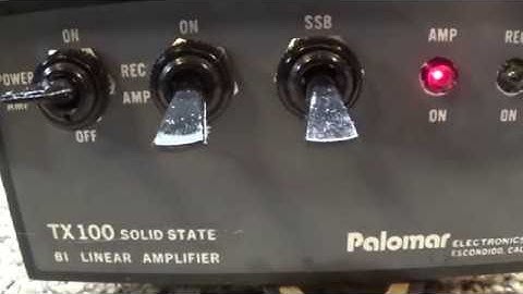Palomar TX-100 2 pill mobile amp