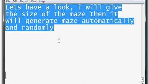 Random Maze Generation and Solving OOP project by Amer Jamil