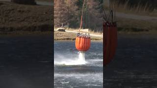 Helicopter Filling Water Bucket