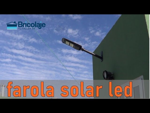 Farola Solar LED serie SOLERO, Iluminación para espacios sin red eléctrica