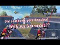Will someone get's knocked with these pro granades ??