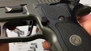 Sig Guy website Armory Craft classic p-series extended mag release installation/review video.