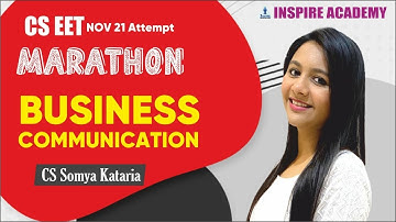 Free CSEET Business Communication Marathon-Part 2 | CSEET  Nov 21 Exam