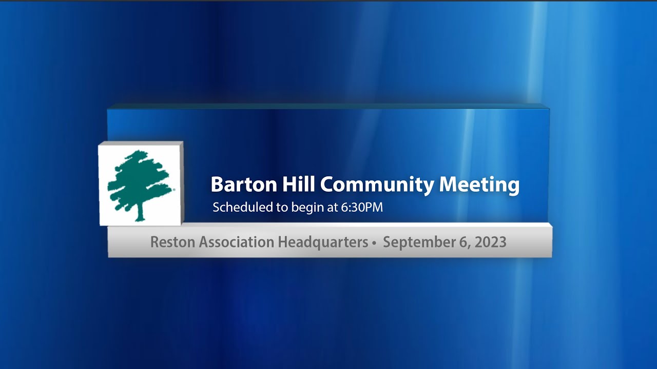 Barton Hill Community Meeting • September 6, 2023 YouTube