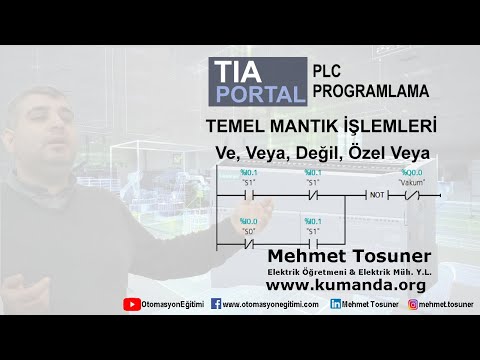 TiaPortal Temel Mantık İşlemleri ( Ve Veya Değil Özel Veya ) – Mehmet Tosuner - www.kumanda.org