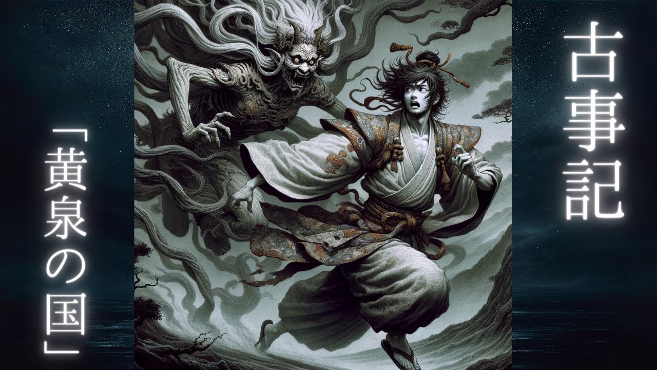 [朗読][学び][神話] 第10回 古事記 「黄泉の国」 訓読文/現代語訳/原文 - YouTube