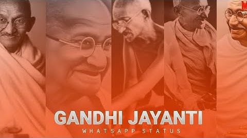 Gandhi Jayanti Whatsapp Status💥 | Gandhi jayanti status | Happy Gandhi jayanti status | October2nd