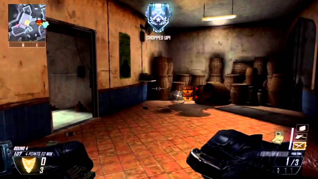 Black ops 2 S&D Combat Axe Quad Feed + Ace!!!