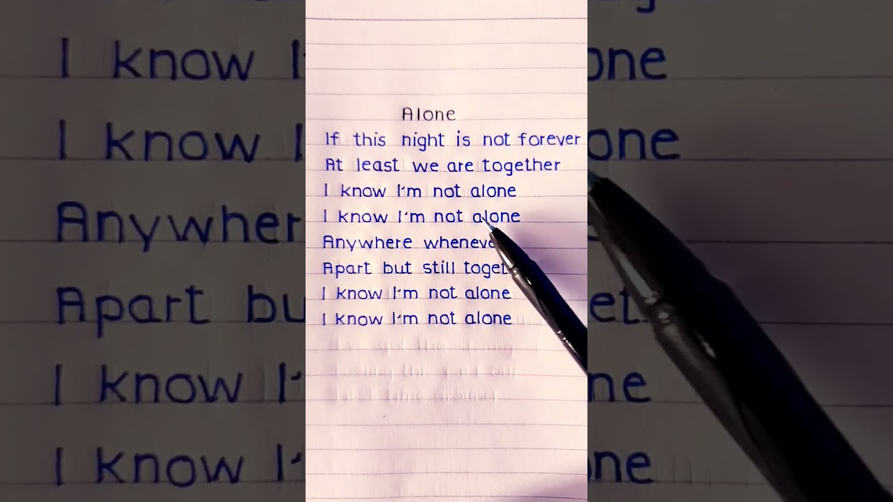 Alone ~ 🌸Alan Walker (Lyrics)#shorts #songlyrics