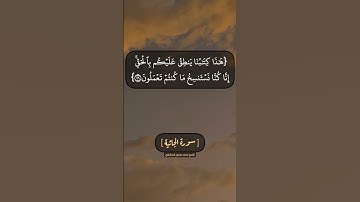 سورة الجاثية الآية ٢٩ الى ٣١ بصوت الشيخ محمد صديق المنشاوي