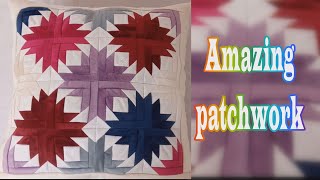 The secret to sewing this beautiful and easy patchwork/ Perfect seams and joints in patchwork