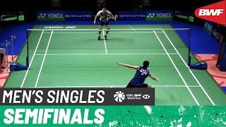 YONEX GAINWARD German Open 2022 | Lee Zii Jia (MAS) [5] vs Kunlavut Vitidsarn (THA) | SF