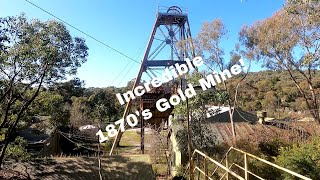 Incredible 1870's Gold Mine // Found Mega RARE Gold Battery!!