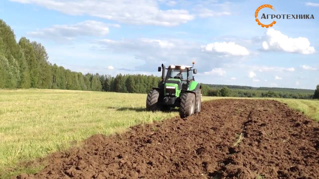 Deutz Fahr X720 + плуг Atlant-7