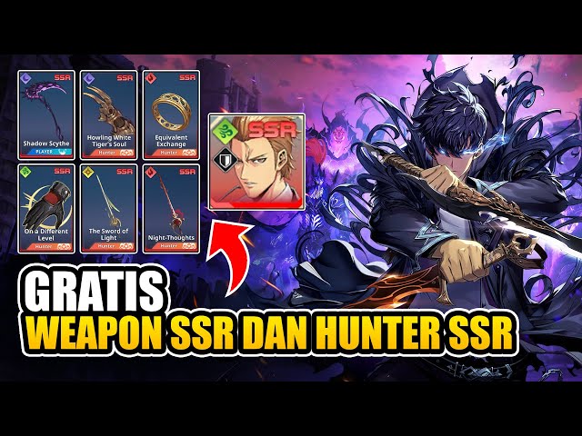 Cara Mendapatkan Hunter SSR & Weapon SSR GRATIS! | Solo Leveling: ARISE class=