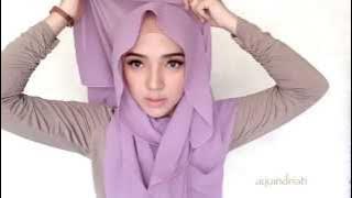 Hijab Tutorial 12 - 4 ways to wear Plain Pastel Pashmina by ayuindriati