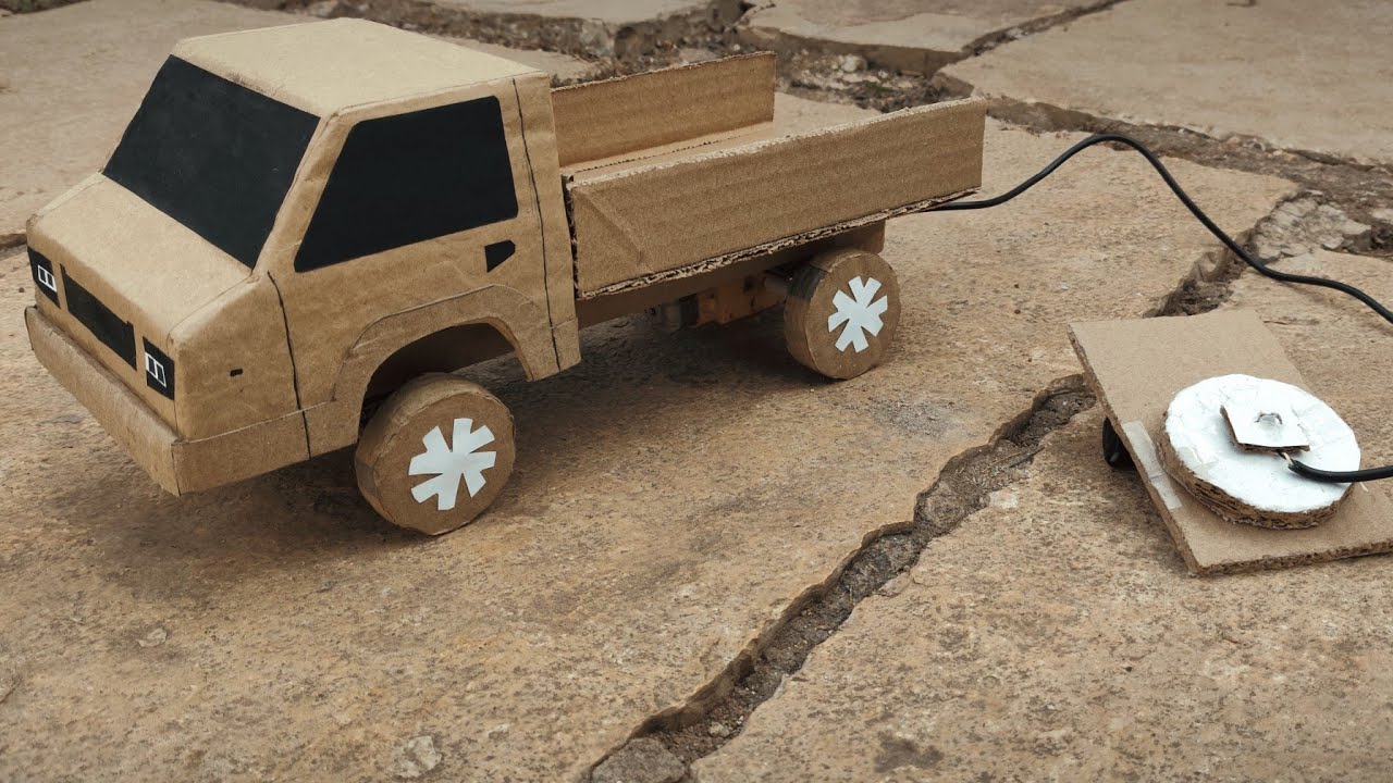 How to Make Cardboard RC Pickup Truck Making Video ll Pickup Truck ll